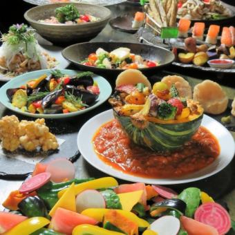 ハードに働く男女ならお腹一杯の看板コース。一番人気★牛ステーキコース13品6000円…2.5H飲放