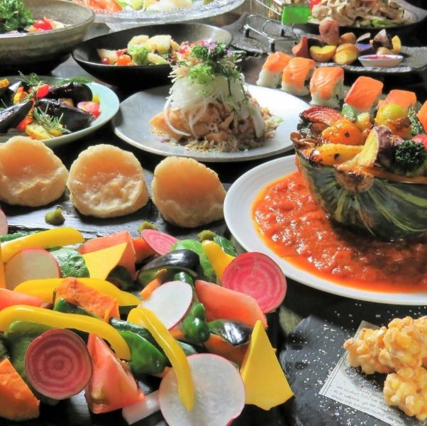 菜縁初体験の方へ。売筋ＮＯ1を食べつくす！定番コース12品5000円…2.5時間飲み放題