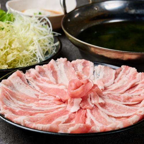 静岡生あおさ海苔香る野菜の巻きしゃぶ