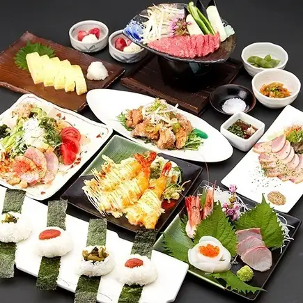 【がっつりAコース】＜2H飲み放題込み＞（11品）お一人様4950円(税込)（LO.90分）