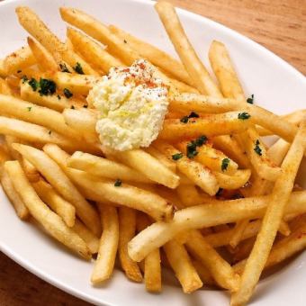 potato fries anchovy butter