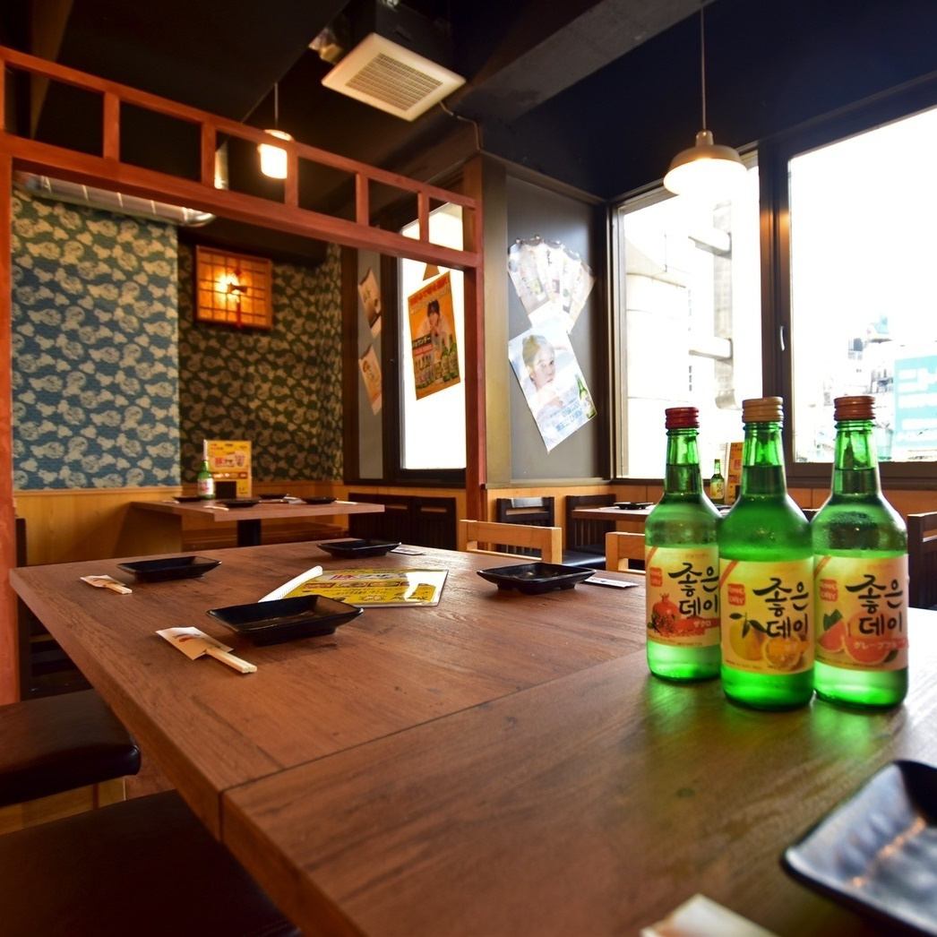 For a date with a full stomach ◎ Stylish interior with the image of authentic Korea ♪