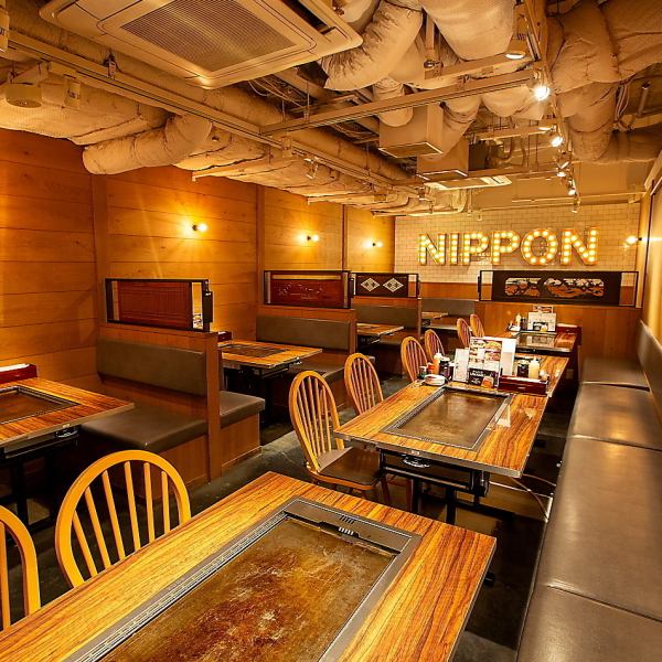[Lunch time from 11:00 ◎] Miso soup and rice are included at lunch time ♪ Lunch drinks are also welcome! We will cheerfully and passionately serve okonomiyaki at any time of the year for 199 yen for highballs and 299 yen for draft beer.In addition to the standard okonomiyaki, we also have a wide selection of tuna corn balls, which are popular among women, and the healthy Kansai specialty Sujikon balls. Smoking is OK!