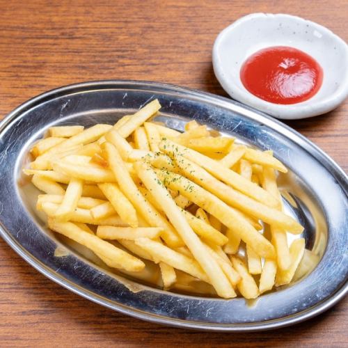 French fries (salt, butter soy sauce, consomme)