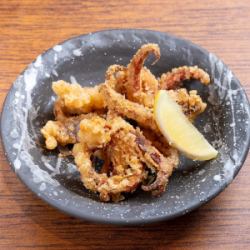 Deep fried squid