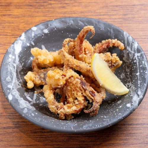 Deep fried squid