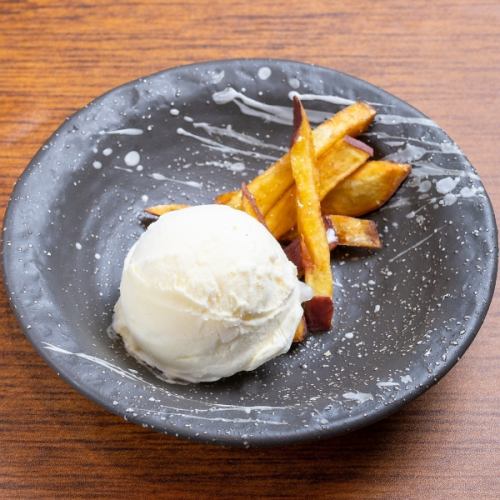 Sweet potato honey ice cream