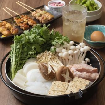 [Includes 120 minutes of all-you-can-drink] [New from 7/1♪] "Tori Suki" and Yakitori Banquet Course♪ [5,000 yen course]