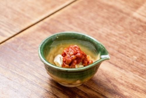 チャンジャクリームチーズ