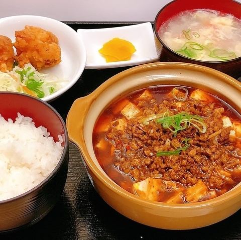 ボリューム満点ランチ！麻婆豆腐も大人気★