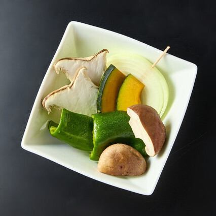 季節の焼き野菜盛り合わせ