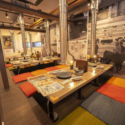 貸切も歓迎◎開放感のある店内で焼肉宴会を楽しむ