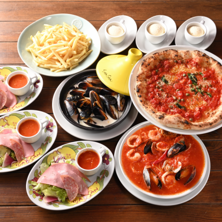【期間限定】Mare マーレ(6品+2時間飲み放題)