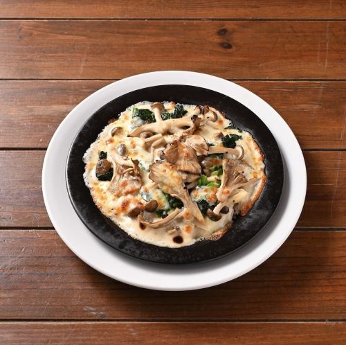 【クリームベース】きのこの焼きチーズドリア