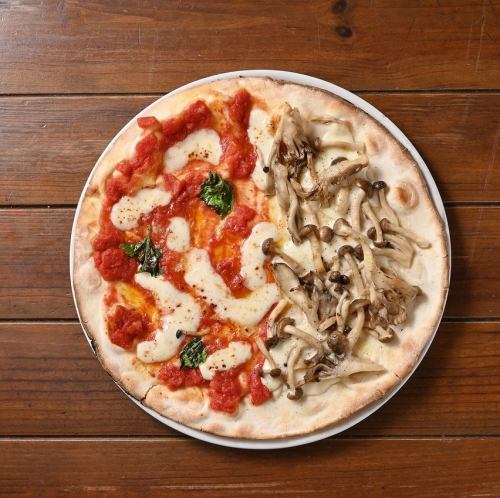 マルゲリータ&きのこピッツァ
