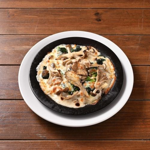 Grilled Mushroom and Cheese Doria