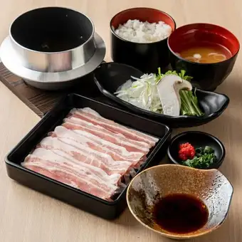 しゃぶしゃぶセット　豚