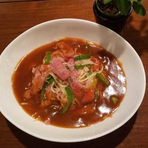 あんかけパスタ