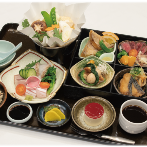 四季折々で変化するランチ