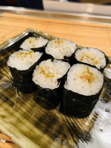しらすと青唐辛子みそ巻き