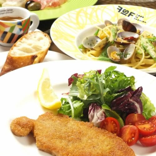 We prepare Italian food which was particular about choice of material which is good for body ☆