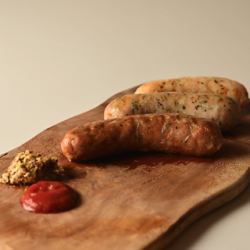 Homemade sausage set of 3