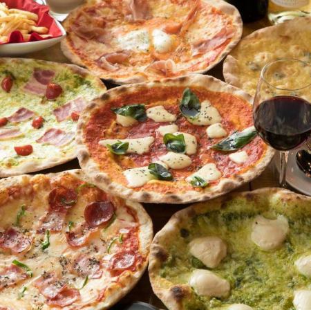 Kiln-baked pizza ALL 550 yen! Enjoy authentic Italian food at a reasonable price♪