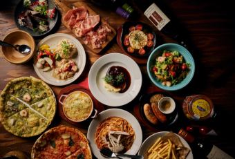 【贅沢忘年会コース】180分飲み放題!選べるピザ&牛タン・グラタンパスタなど全14品★5000円