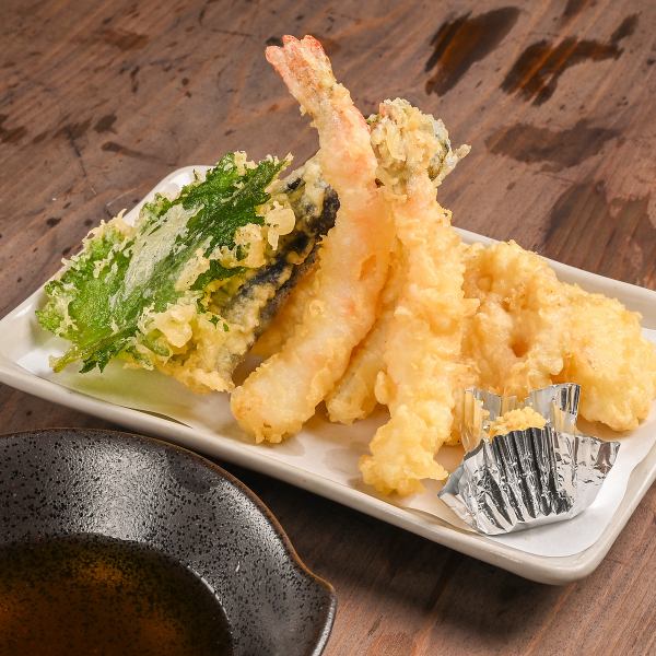 【多彩な揚げ物◎】≪天ぷら×揚げたこ焼き×わくわくホルモン≫をご用意！