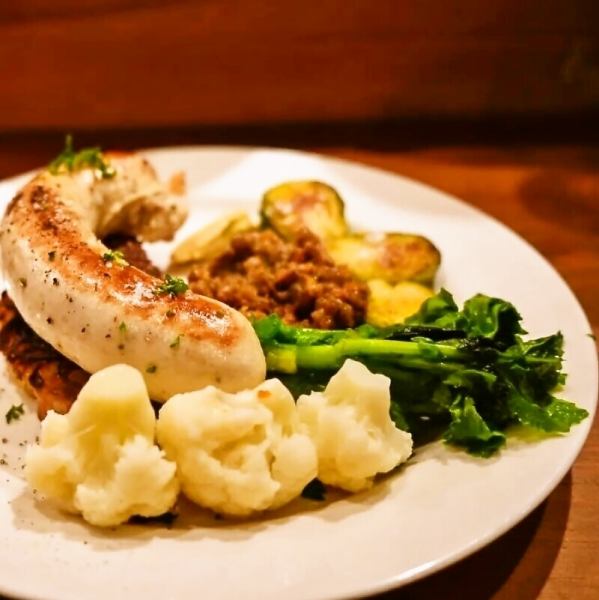 【◇自家製のソーセージ◇】素材にこだわりのあるブーダンブラン