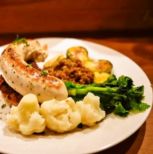 【◇自家製のソーセージ◇】素材にこだわりのあるブーダンブラン