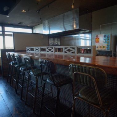 Fashionable interior♪ Fully equipped counter♪