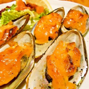自制海胆酱焗巴拿贝 (5 Pieces)