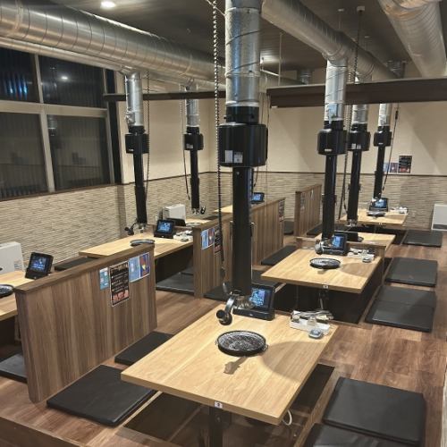 舒適的下沉式被爐座位