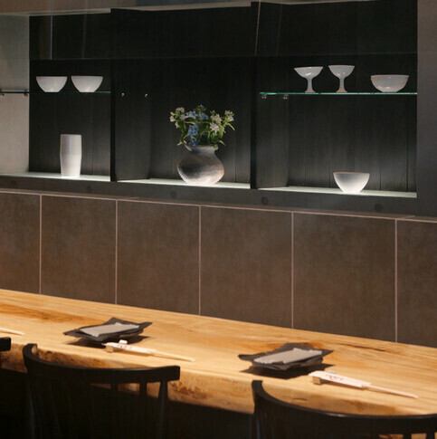 A sophisticated and stylish interior