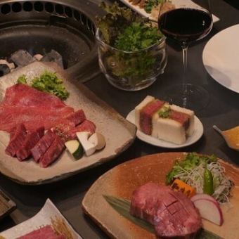 【總州和牛～和～】 盡享精選肉品拼盤和總州和牛牛筋關東煮共7道菜品（6,600日元）