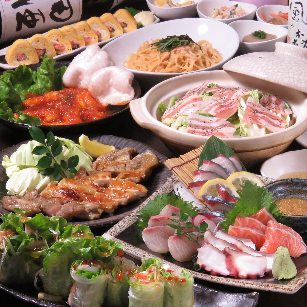 Gengen's special course ★ 10 dishes with all-you-can-drink 6000 yen → 5500 yen