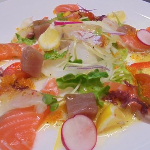 Carpaccio of seasonal fish