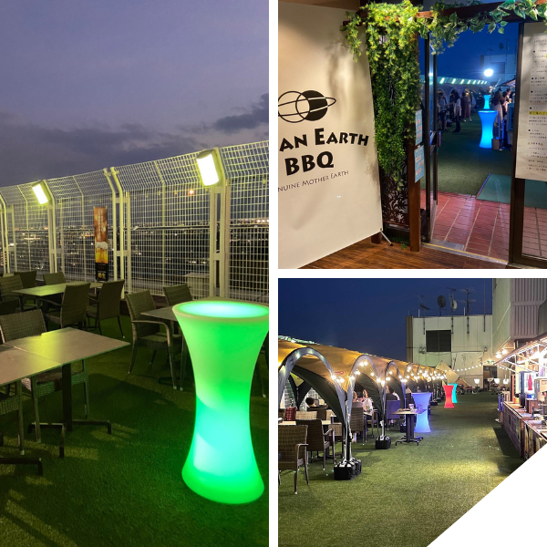 1 minute walk from Kyoto Station.Our barbecue area has two types of spaces: the dome BBQ area and the sky BBQ area.There is also a new space where children can play to their heart's content! Enjoy the fun with your family♪