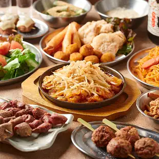《2-Hour All-You-Can-Drink》 [Authentic Grilled Pork Skewers x Special Offal] Enjoy our proud selection of ingredients! Standard Course