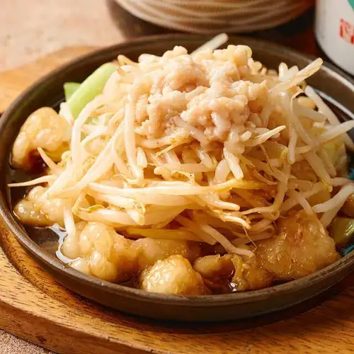 背脂マシマシ　ホルモンキャベツ