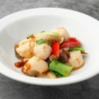 Stir-fried scallops with XO sauce