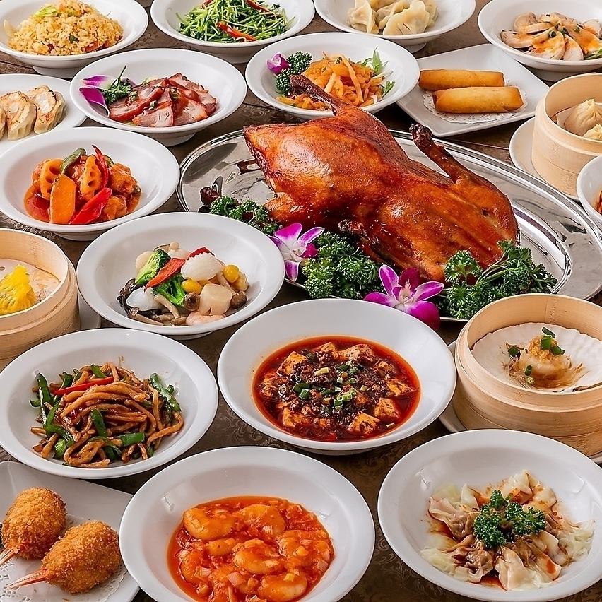 The all-you-can-eat course has an overwhelming number of dishes... Suitable for various parties and family meals!