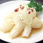 Squid with green onion sauce