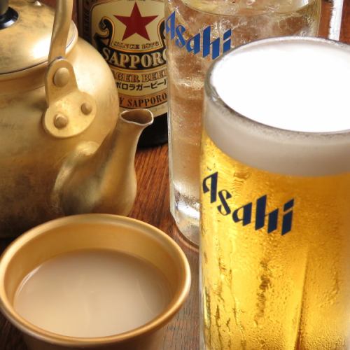 Alcohol excellent in compatibility with Yakiniku