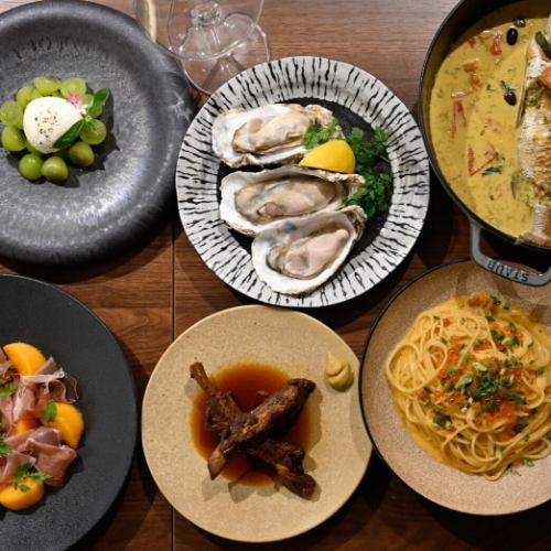 【ご褒美にはCOCOMIコースを!】旬の食材を満喫できる豪華お任せCOCOMIコース8800円(税込)