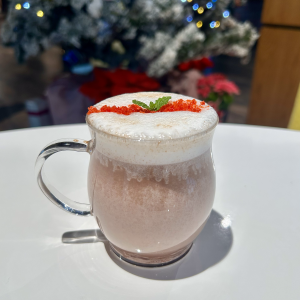 통째로 과일 딸기 뜨거운 코코아