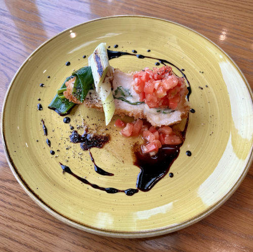 【三品シェフのスペシャリテ】深谷ねぎと鶏むね肉のフランス風カツレツ