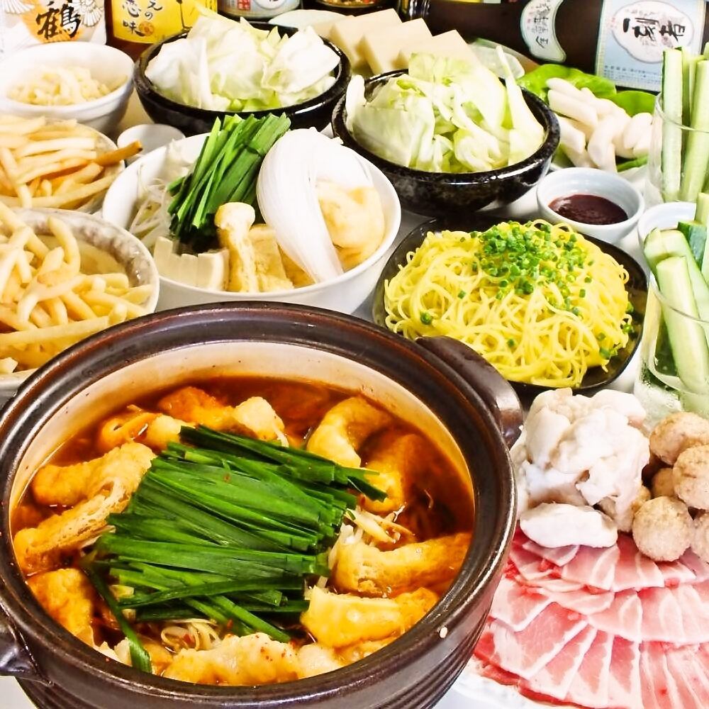 The popular "Akakara Nabe" ★All-you-can-eat and drink plan available♪
