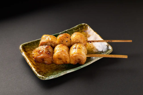 Top-quality peach yakitori